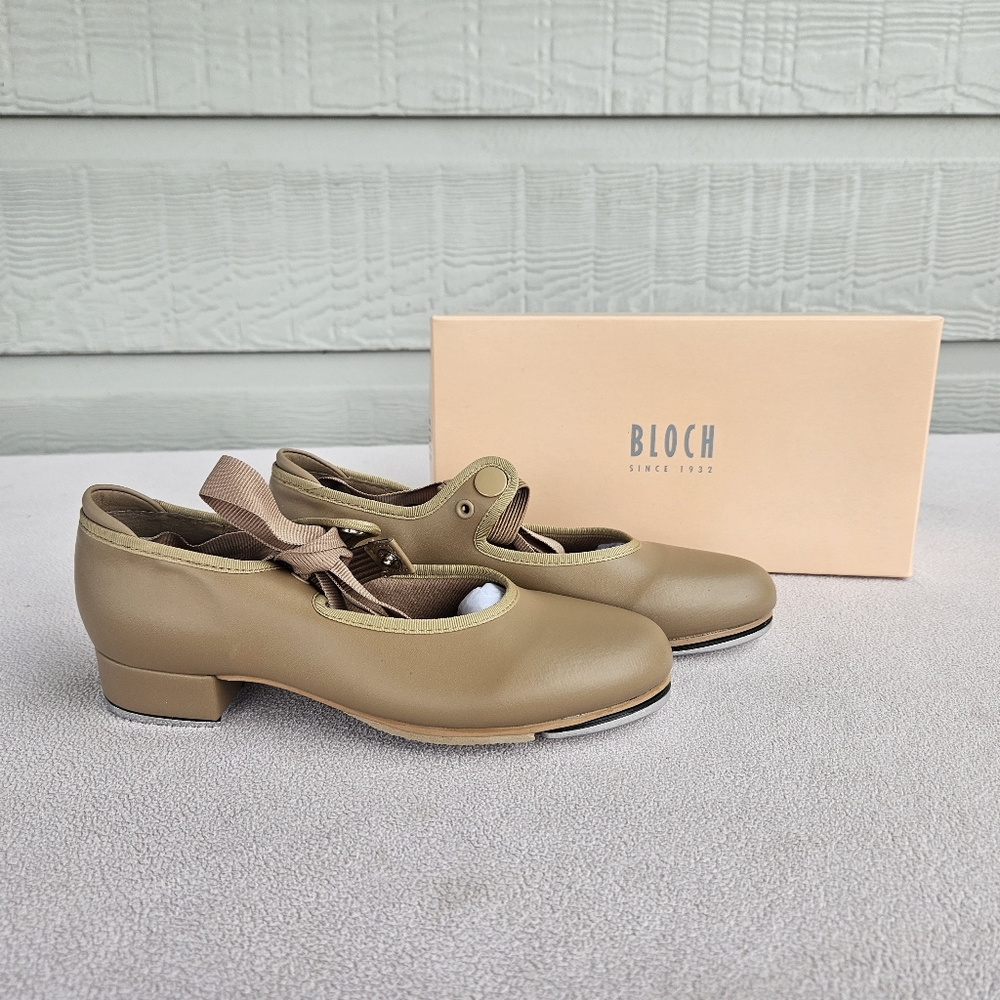 Bloch Annie Tyette Tan Tap Shoe SZ 13.5 N Narrow S0350G Dance Beige